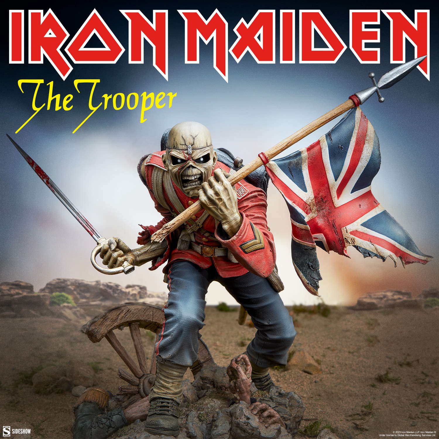 Pre-Order Sideshow Iron Maiden The Trooper Eddie Premium Format